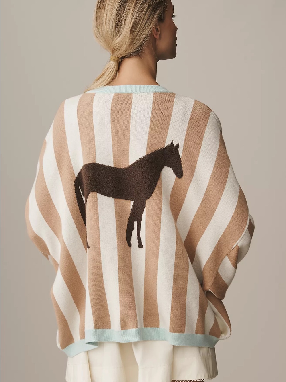 NWT Anthropologie Bel Kazan Icon Cardigan Sweater One Size Western Equestrian